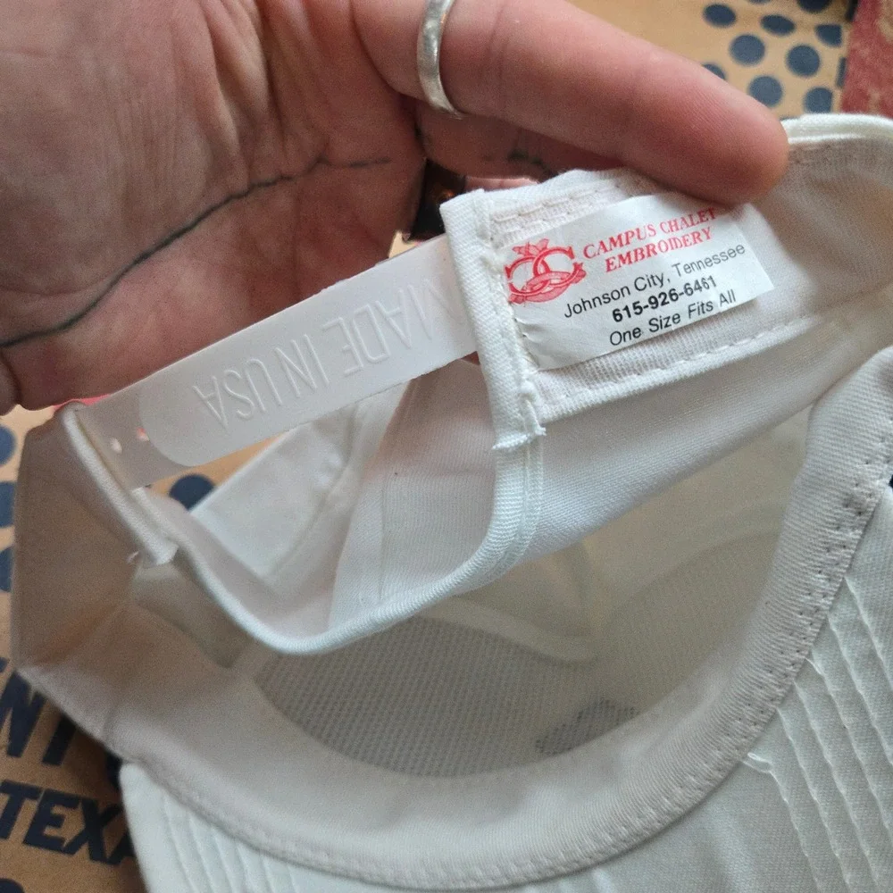 VTG Campus Chalet Carolina Building Systems Hat White OSFA Rope Snapback USA GUC